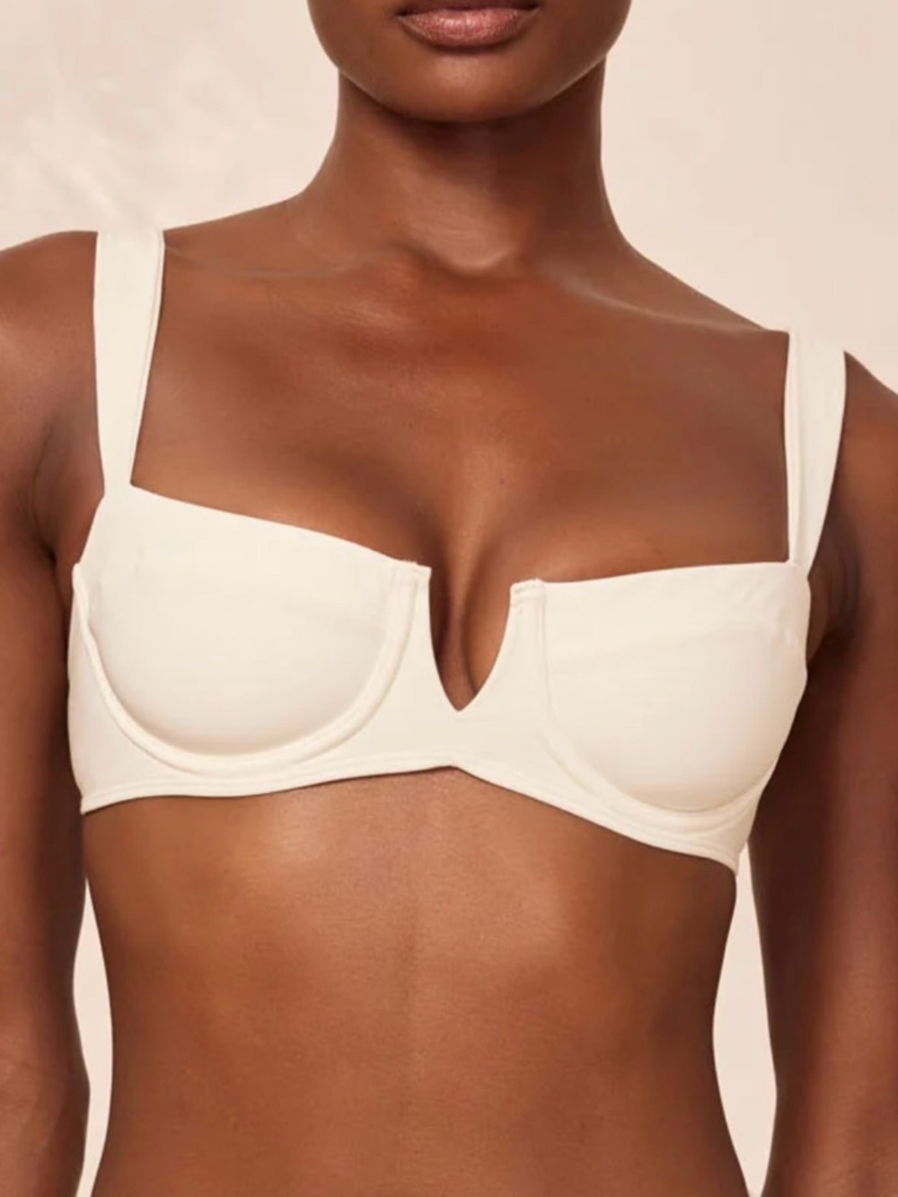 Monday Swimwear Clovelly Underwire Bikini Top Medium Ivory